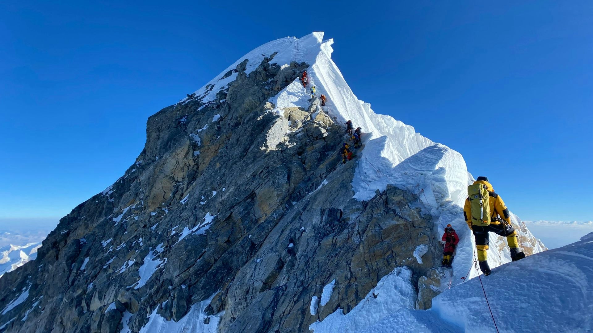 Kenton Cool climbing Everest
