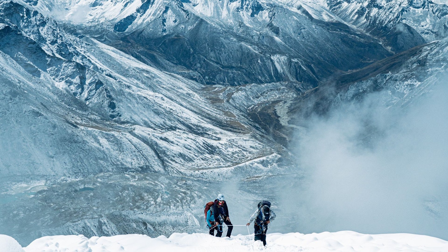 Mitch Hutchcraft climbing Everest