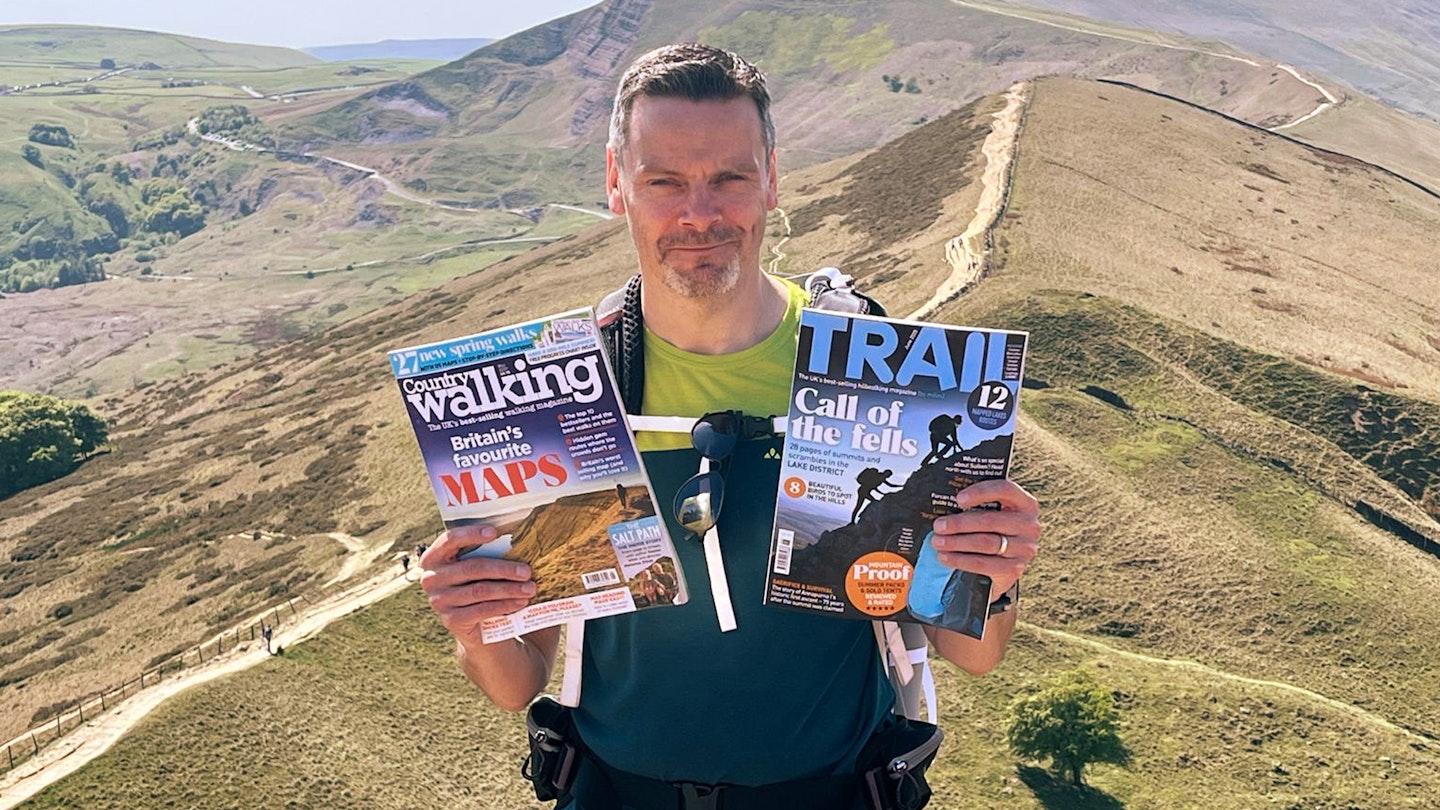 nick hallissey with some magazines