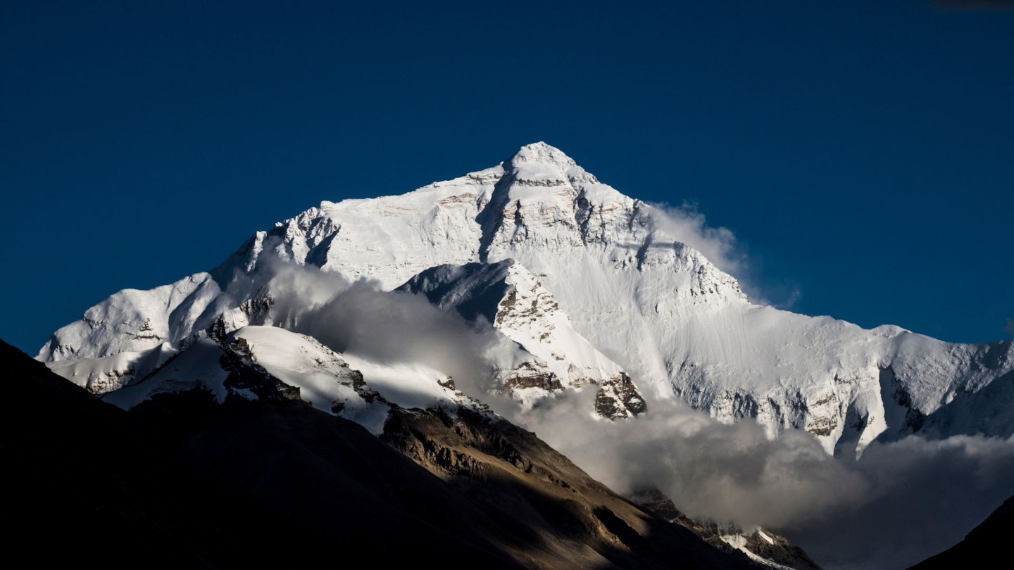 The north face of Mount Everest
