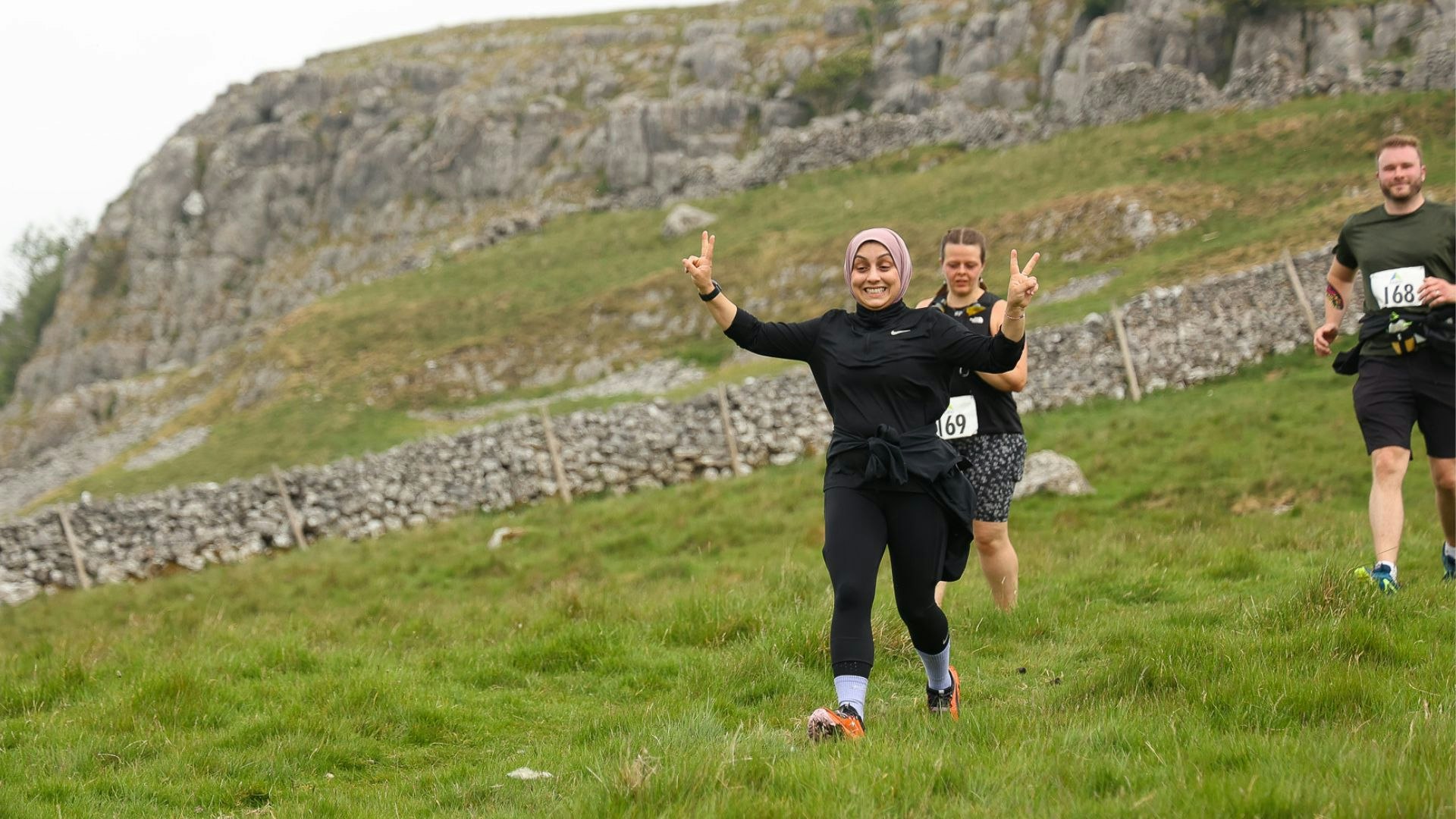 Muslim Runners Kettlewell Due North Trail Race series