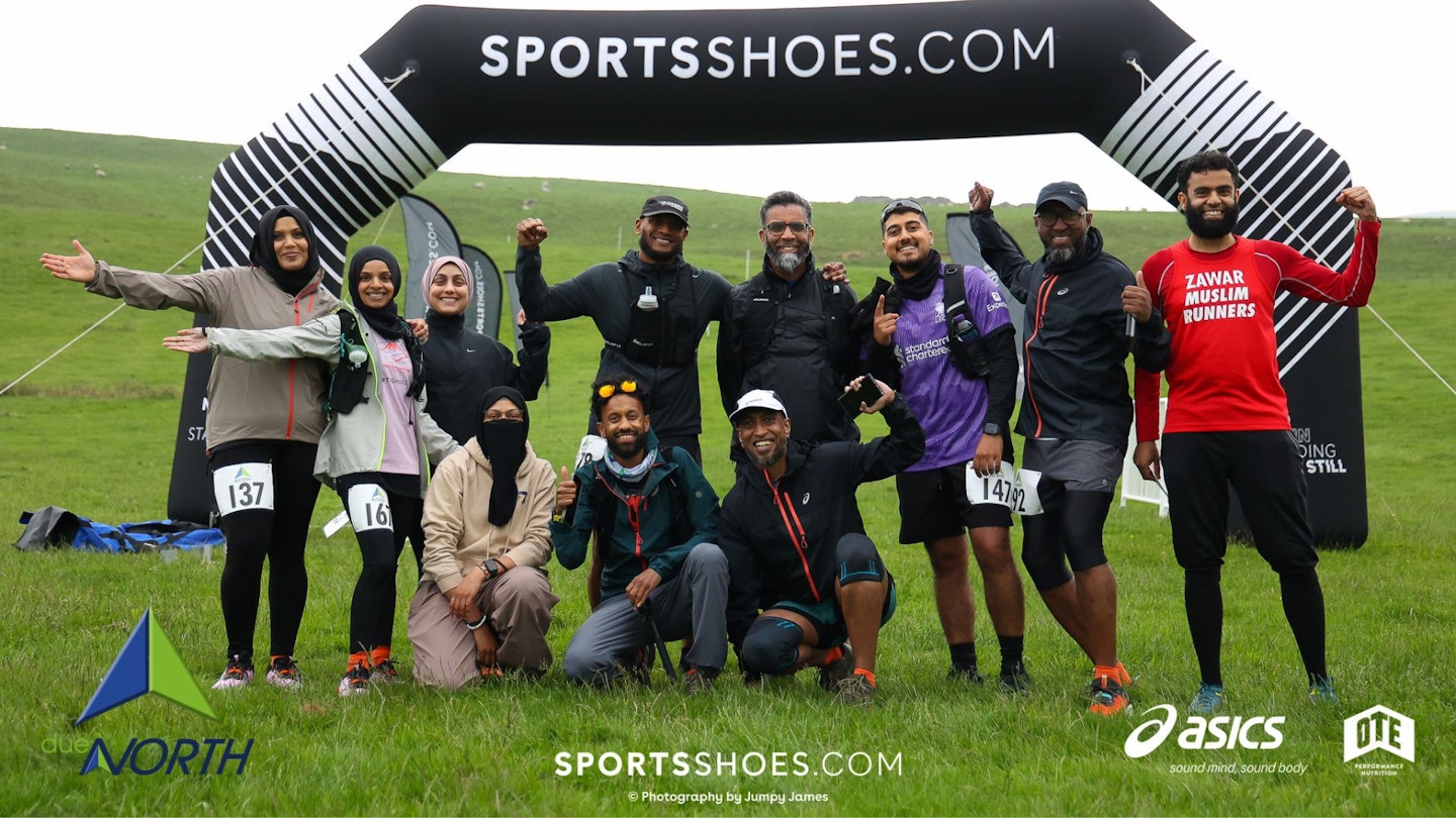 Muslim Runners at the Kettlewell Due North Trail Race series