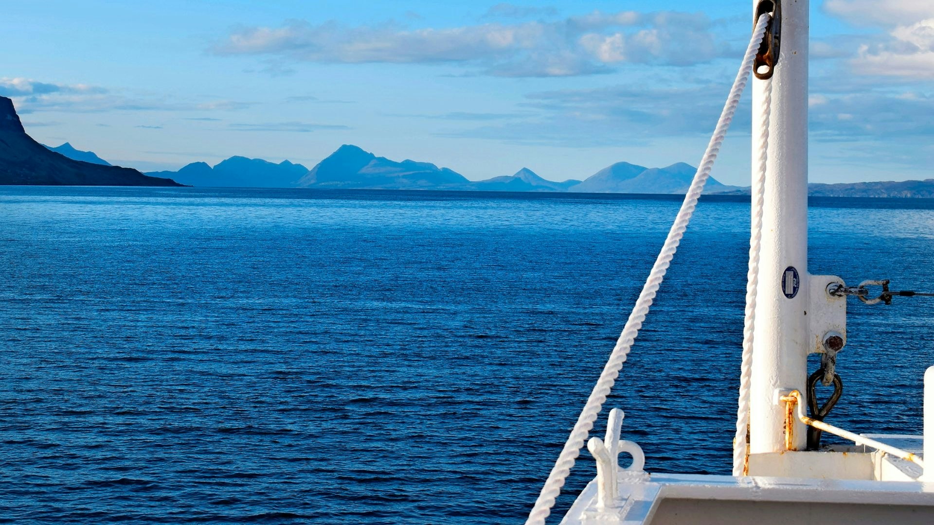 Beautiful ferry ride to the island - Isle of Rùm
