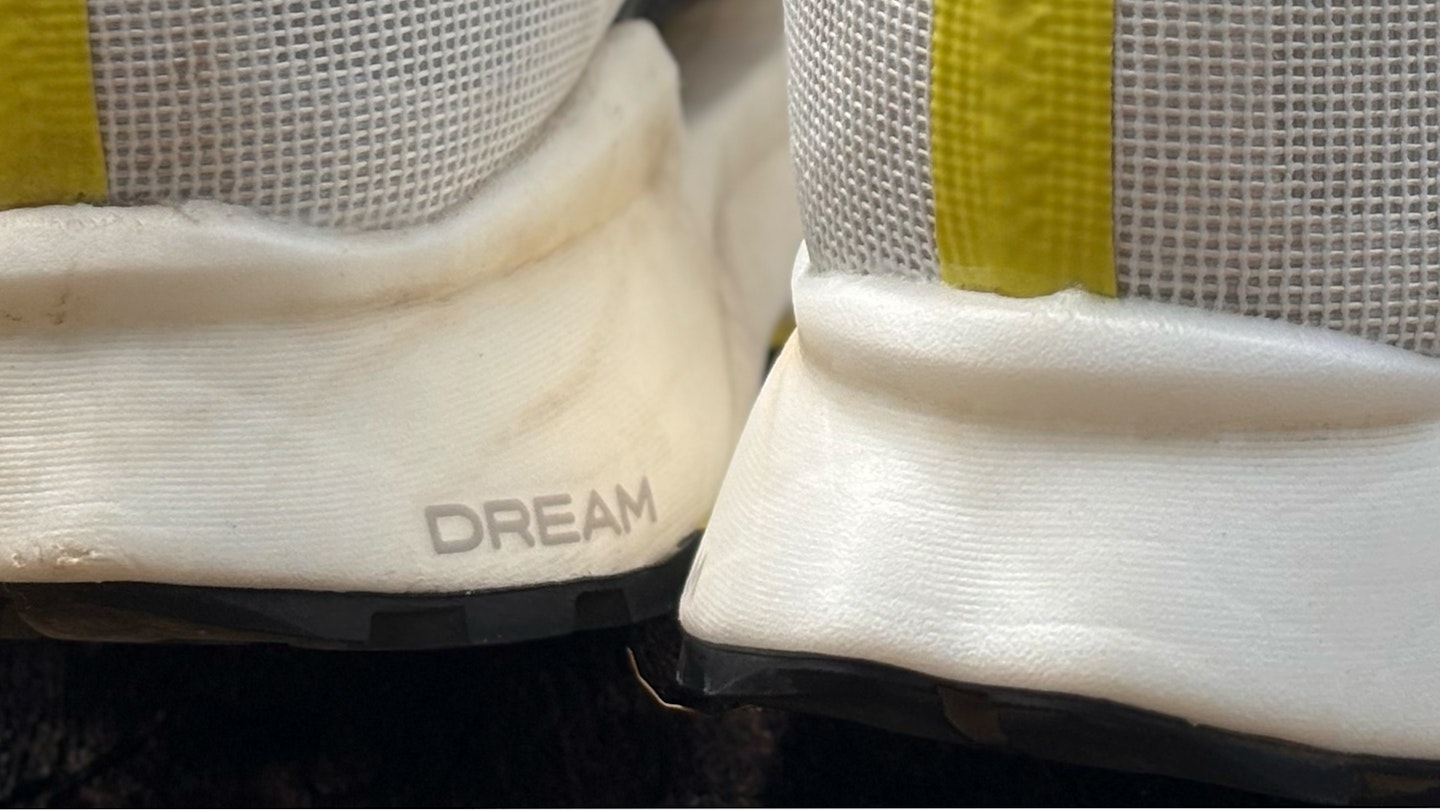 EVA foam of The north face vectiv pro 3 trail running shoes shot by milo wilson for review on LFTO