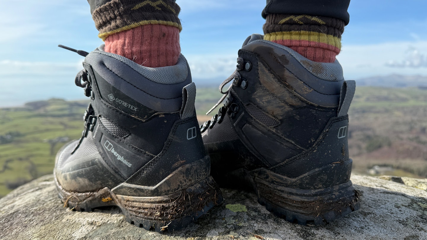 Heels of Berghaus Storm Trek GTX walking boots