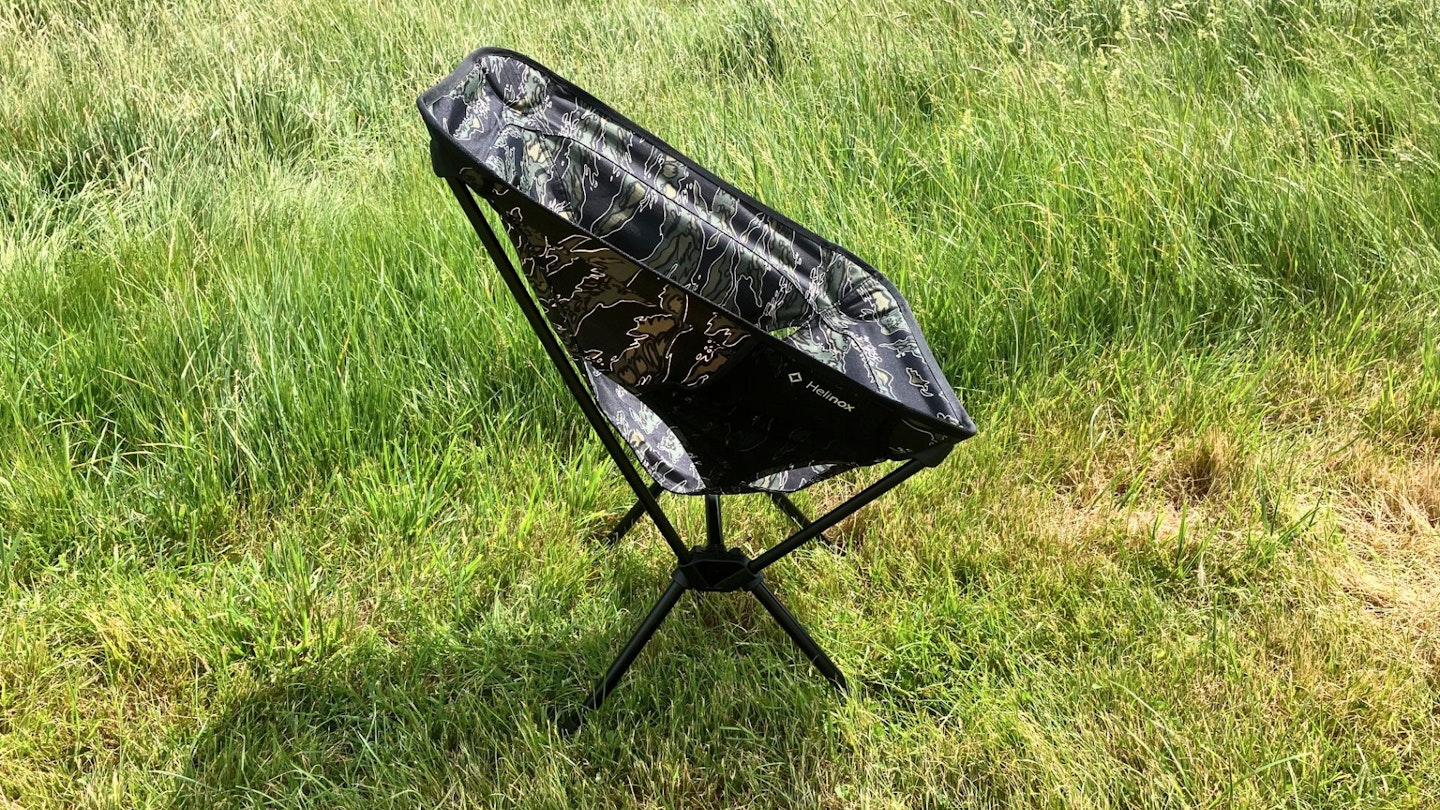 The Helinox Chair One (re) shown side on