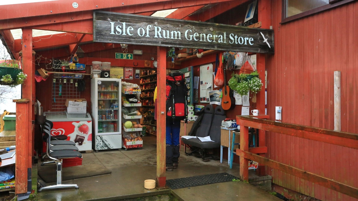 Rum General Store Kinloch Rum National Nature Reserve Scotland
