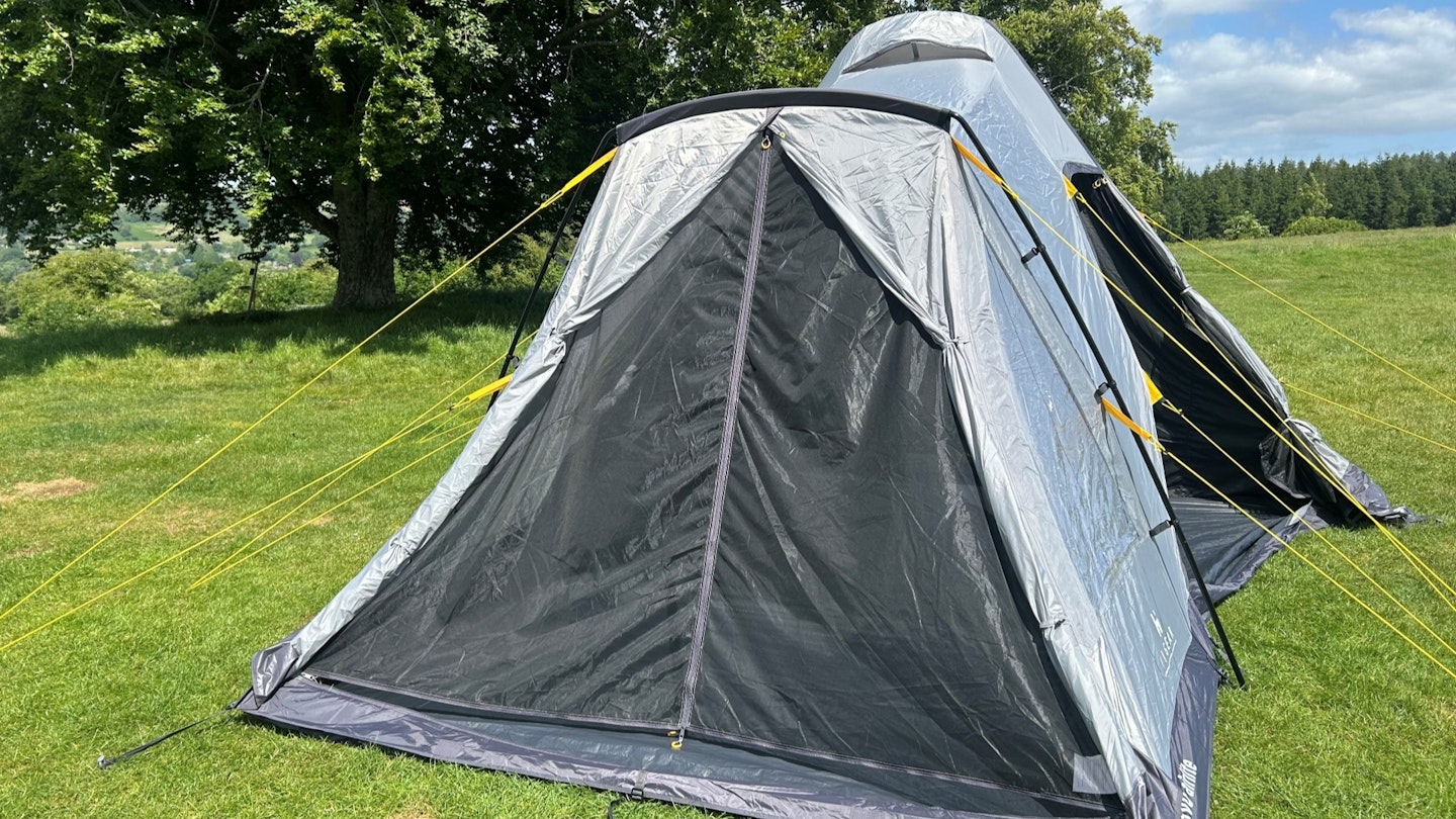Hi-Gear Lavvu Airlite tent front entrances