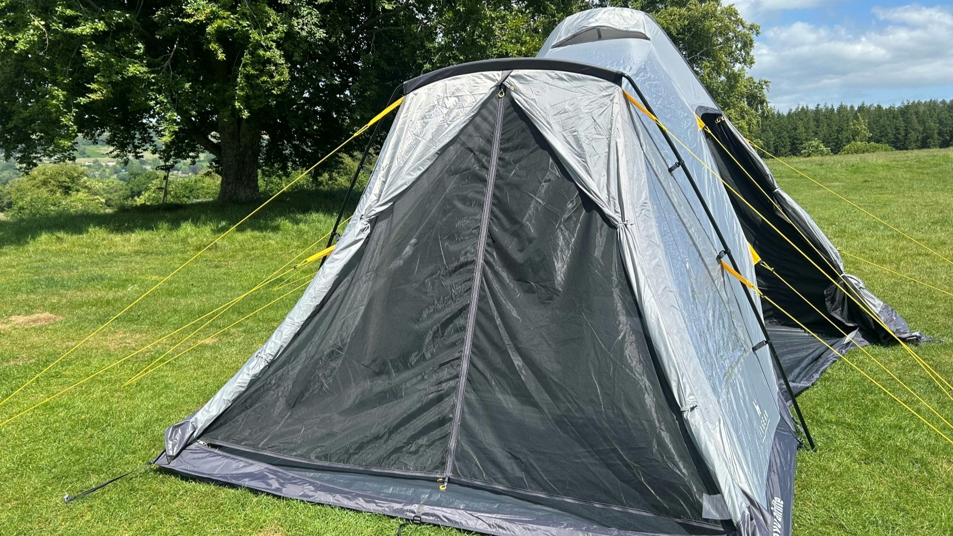 Hi-Gear Lavvu Airlite tent front entrances