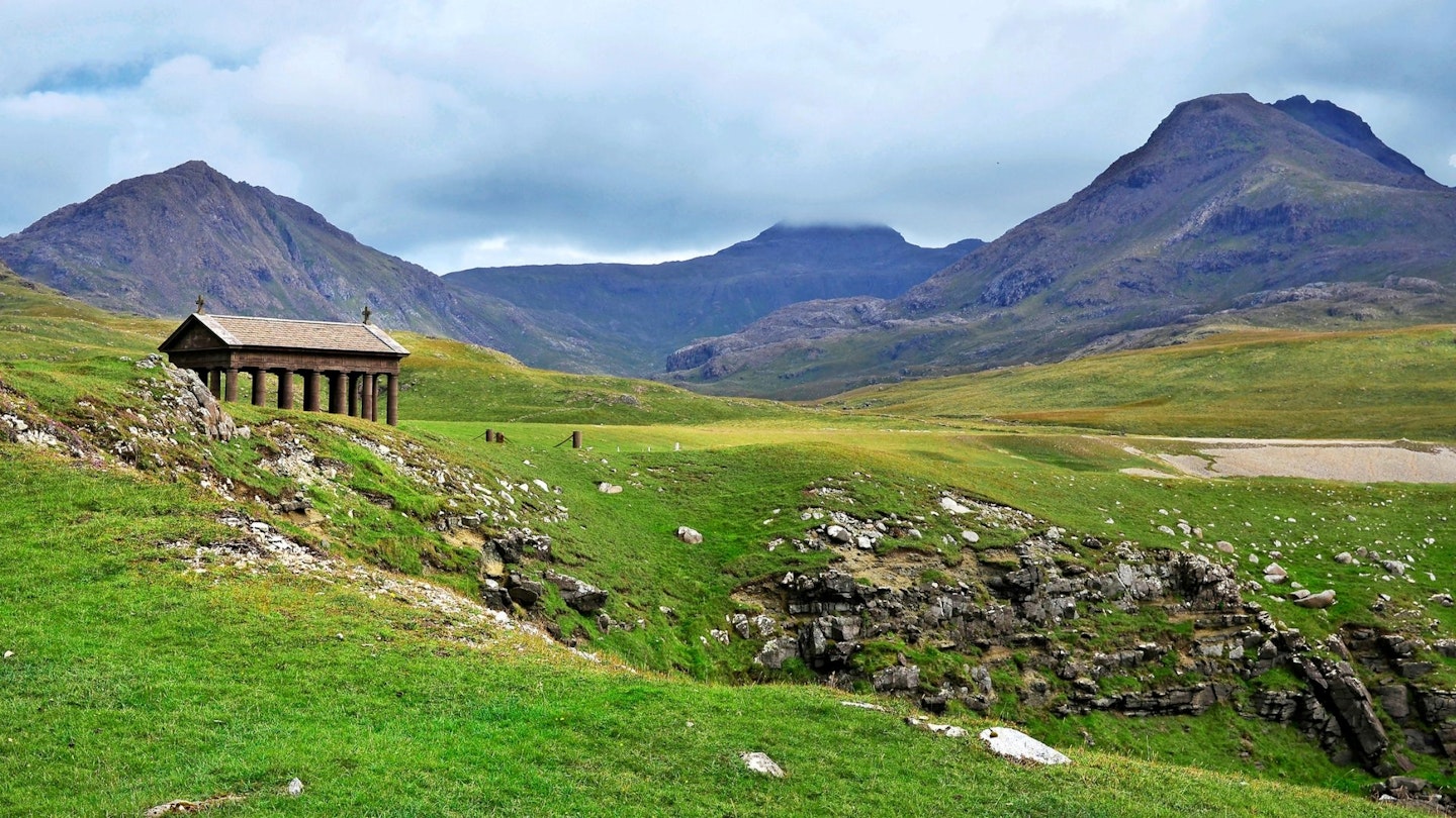 The mausoleum at Harris - Isle of Rùm
