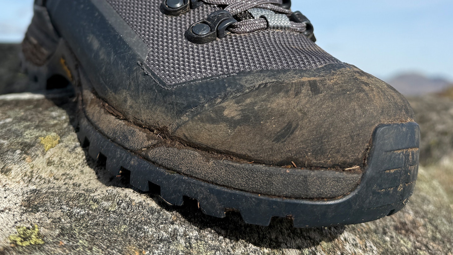 Toebox of Berghaus Storm Trek GTX walking boots