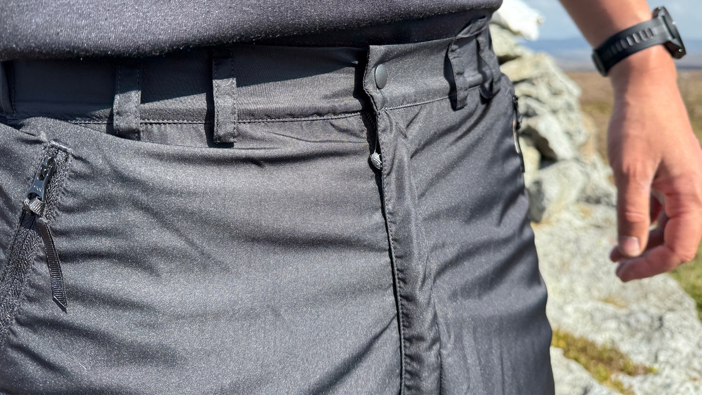 crotch on Paramo Cascada II waterproof trousers