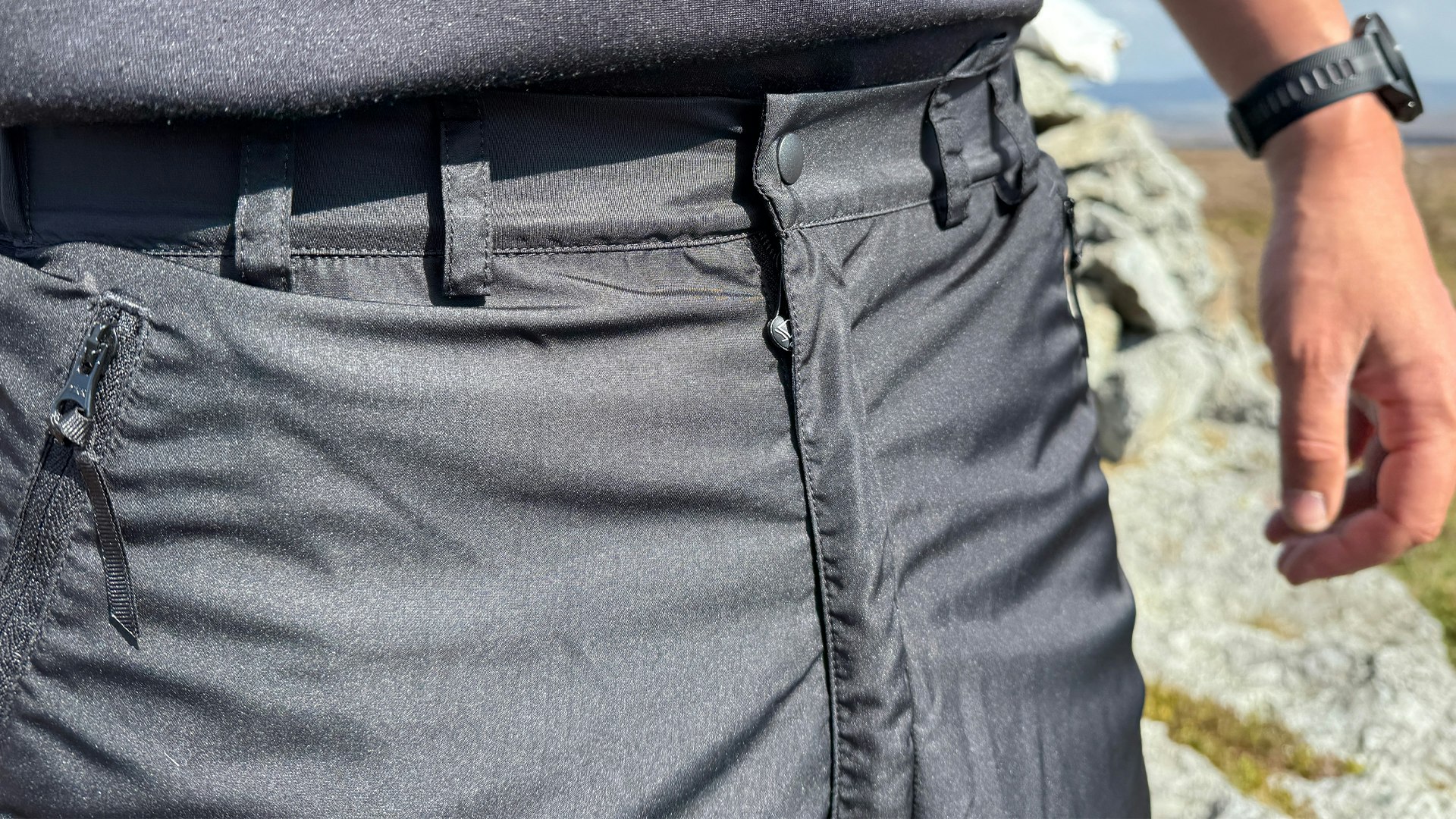crotch on Paramo Cascada II waterproof trousers