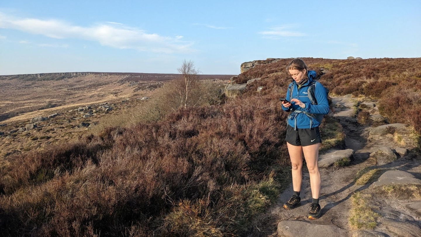 Evie in the Peak District