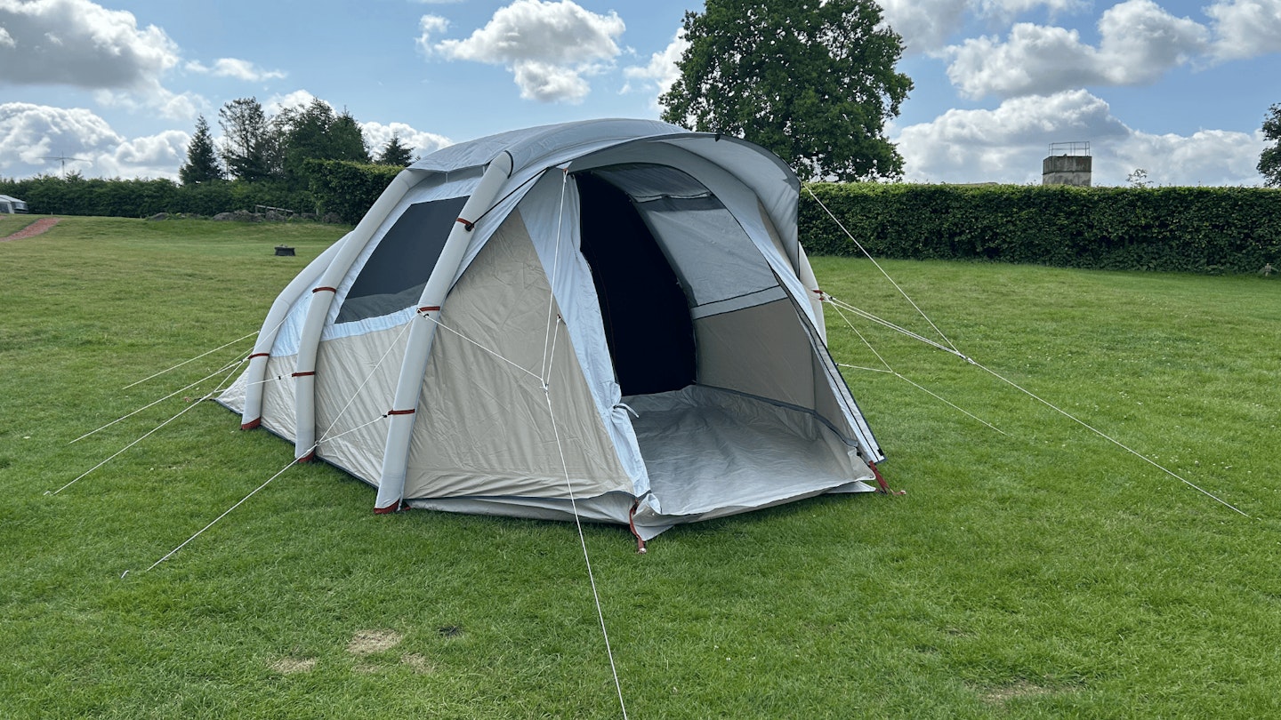 Quechua 4-Man Inflatable Camping Tent