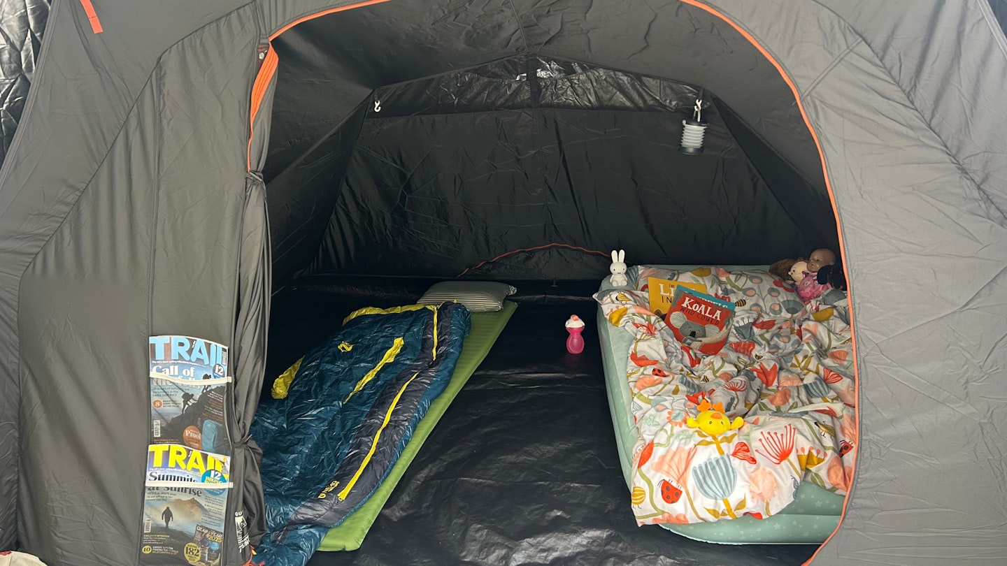 Quechua 4-Man Inflatable Camping Tent