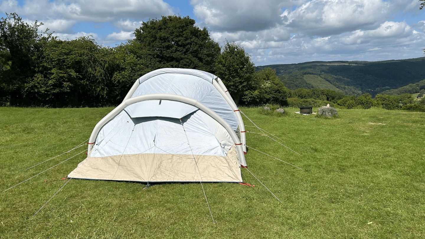 Quechua 4-Man Inflatable Camping Tent