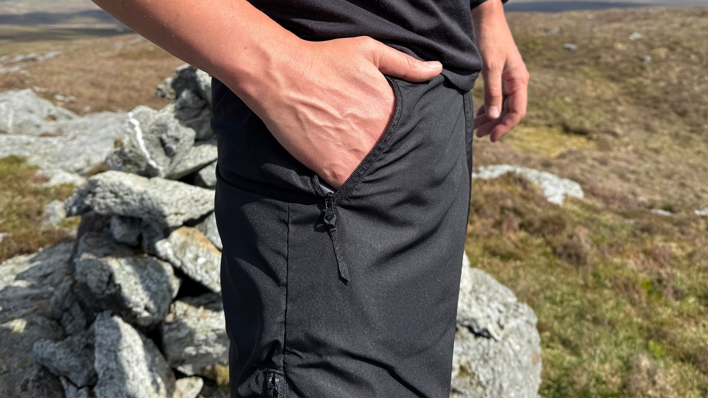 pocket on Paramo Cascada II waterproof trousers