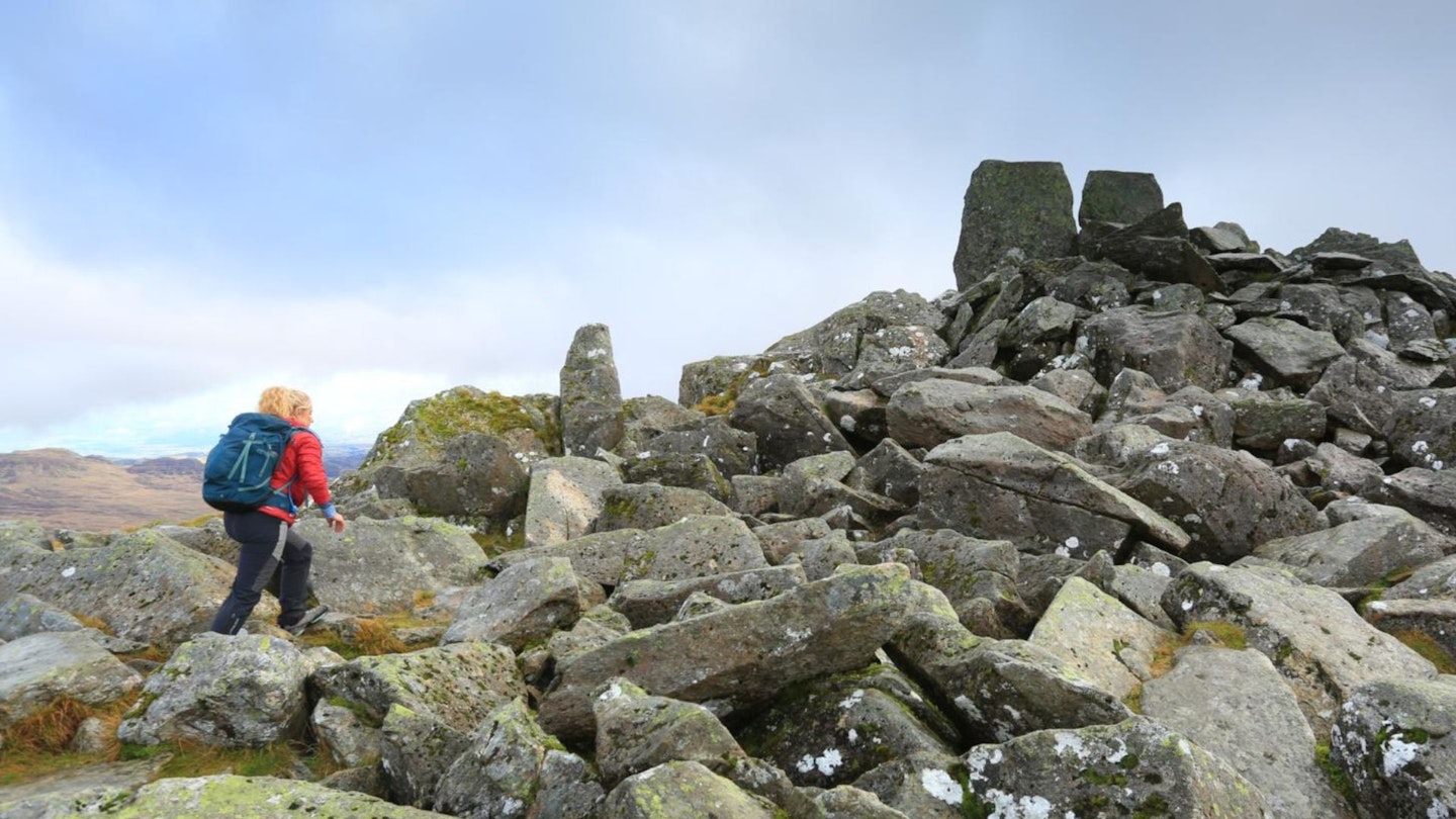 Approaching Adam and Eve, Tryfan, Snowdonia