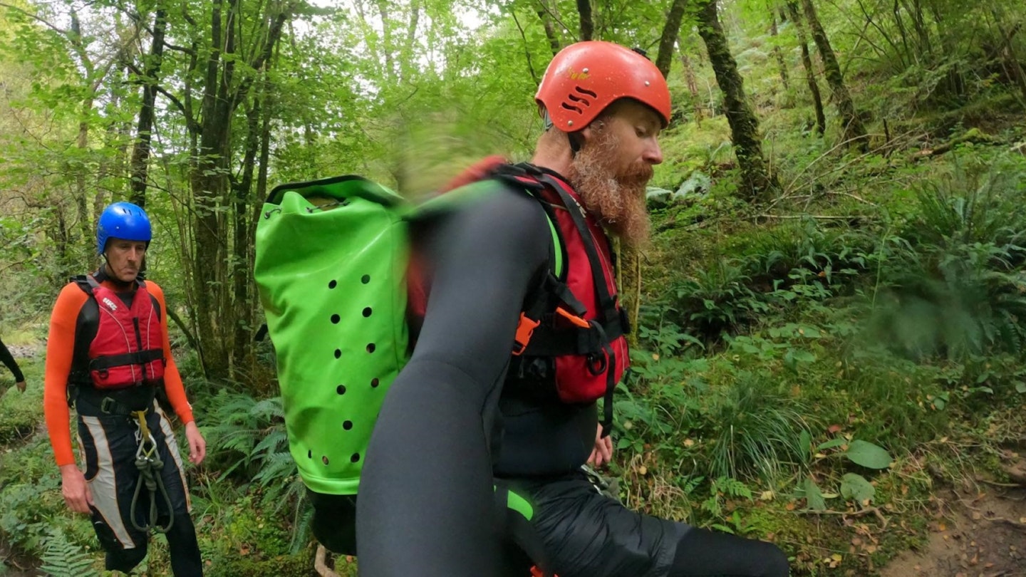 Canyoning Afon Prysor Ceunant Llennyrch Snowdonia North Wales