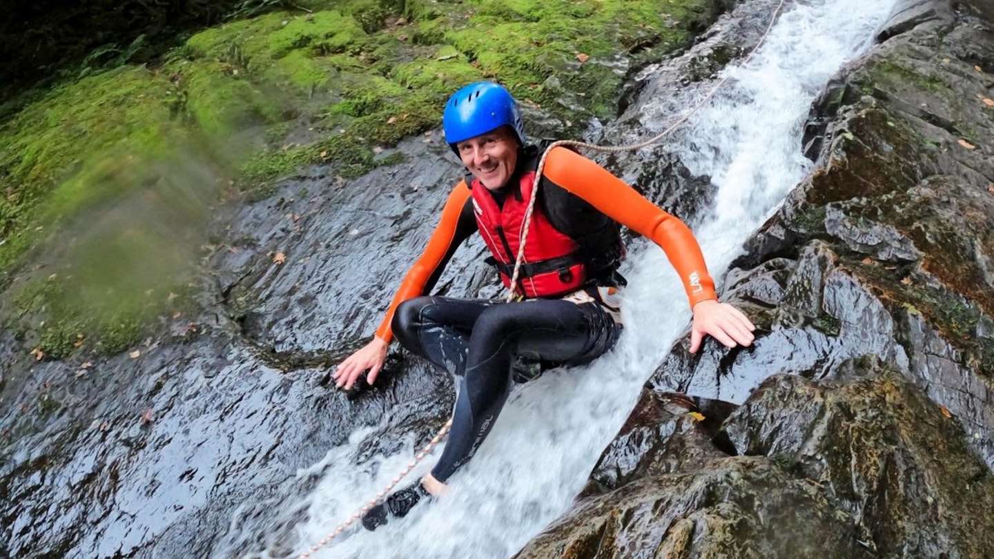 Canyoning Afon Prysor Ceunant Llennyrch Snowdonia North Wales