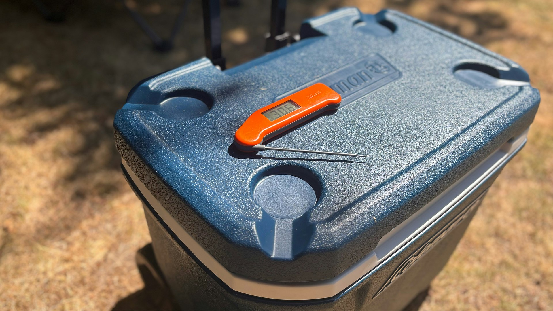 Coleman Xtreme Cooler Box 47l with thermometer on top