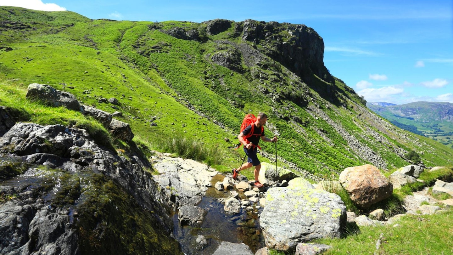 Eagle crag from Greenup Gill