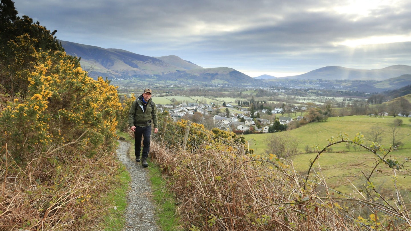 Near the start of the Coledale Round walk, Lake District