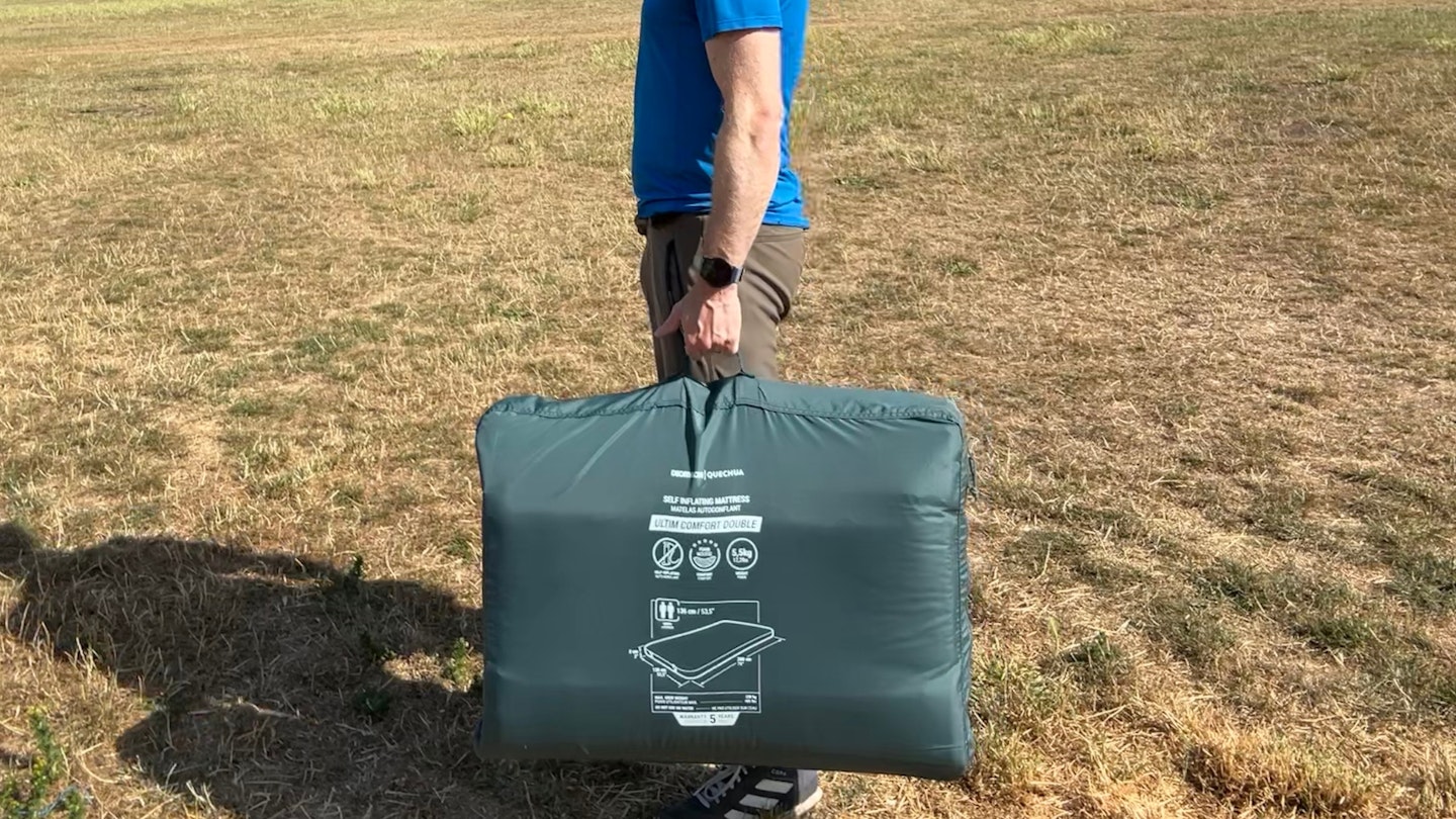 Quechua Self-Inflating Camping Mattress - Ultim Comfort Double