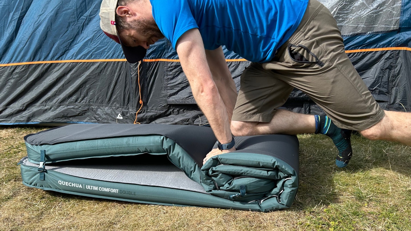 Quechua Self-Inflating Camping Mattress - Ultim Comfort Double