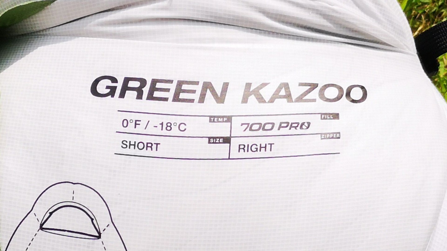 The North Face Green Kazoo Sleeping Bag