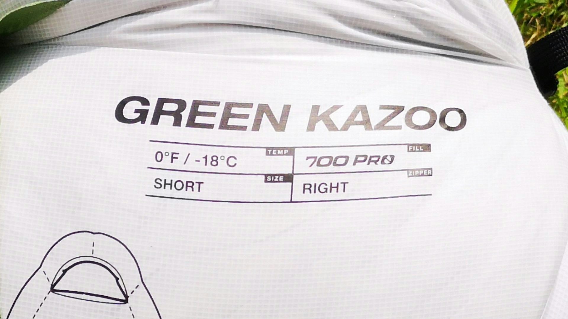 The North Face Green Kazoo Sleeping Bag