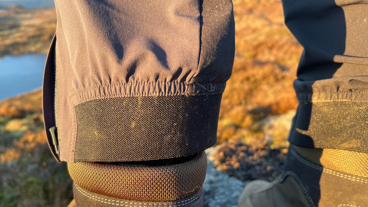 cuffs on invo8 venturelite trousers shot for review by matt jones