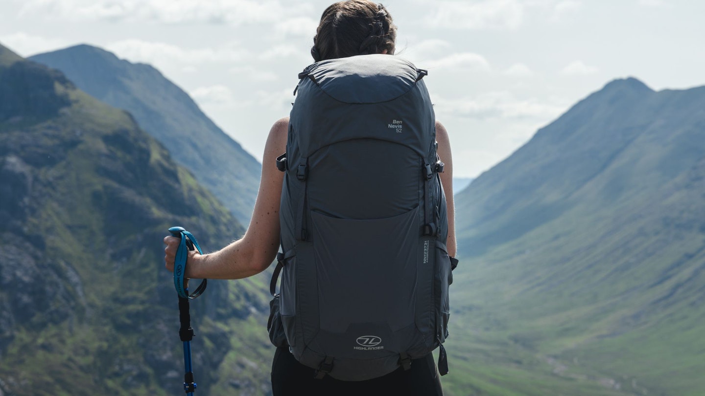Highlander rucksack in use