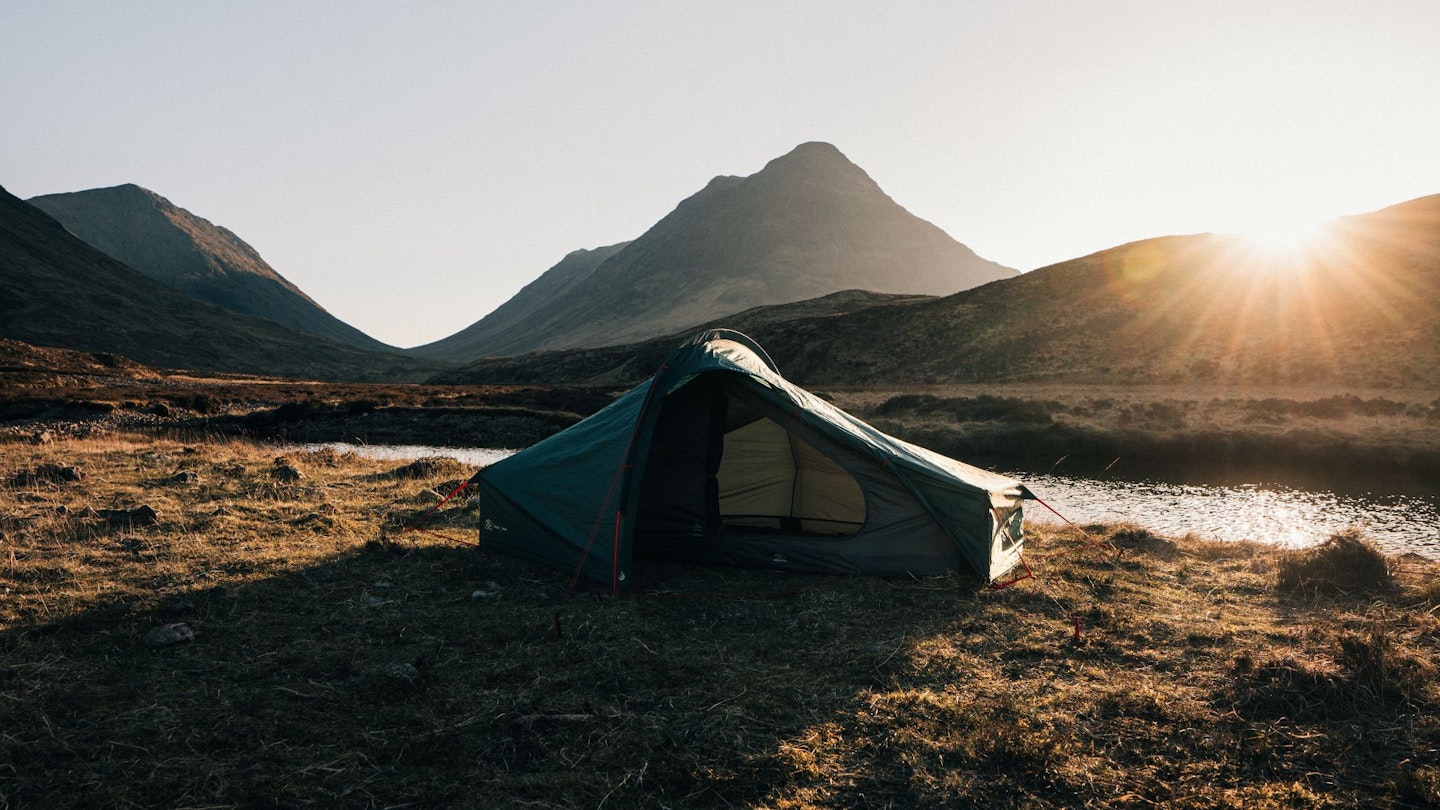 Highlander tent on camp