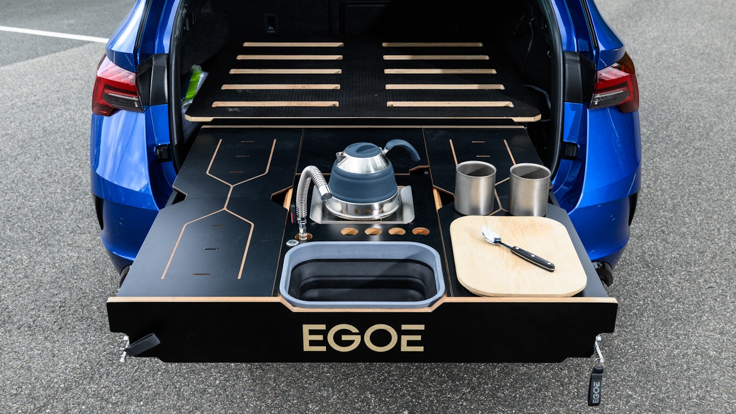 Skoda Octavia with boot kitchen
