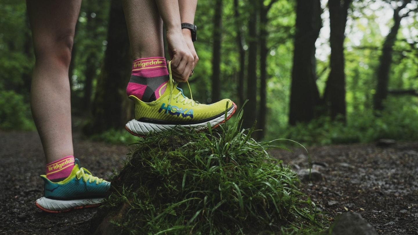 Example style of Bridgedale trail running socks