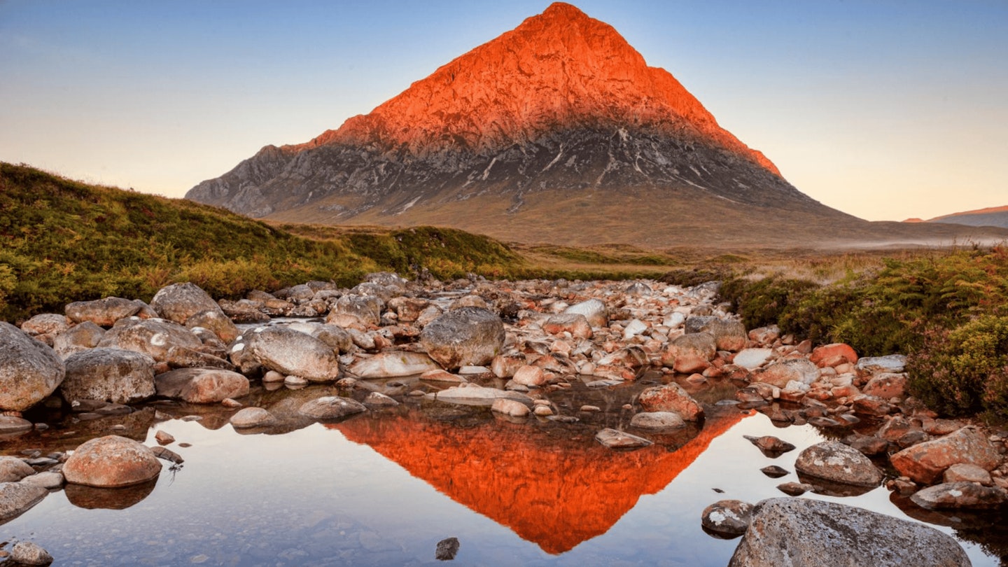 Autumn sunrise at Buachille Etive Mor