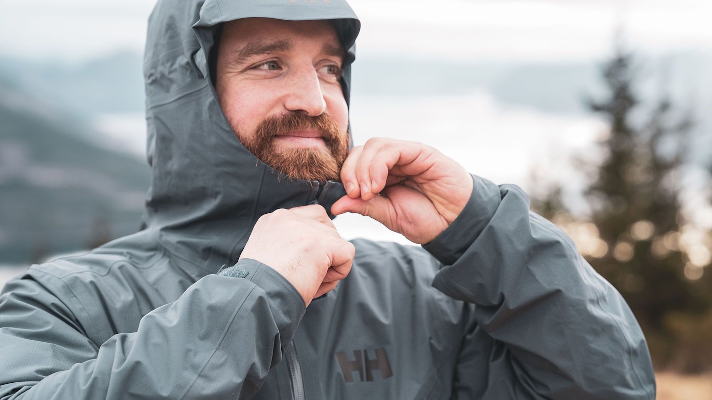 Helly Hansen Men's Verglas Infinity Shell Jacket 2.0 hood
