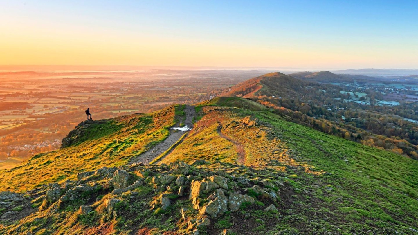 Worcestershire Beacon at sunrise