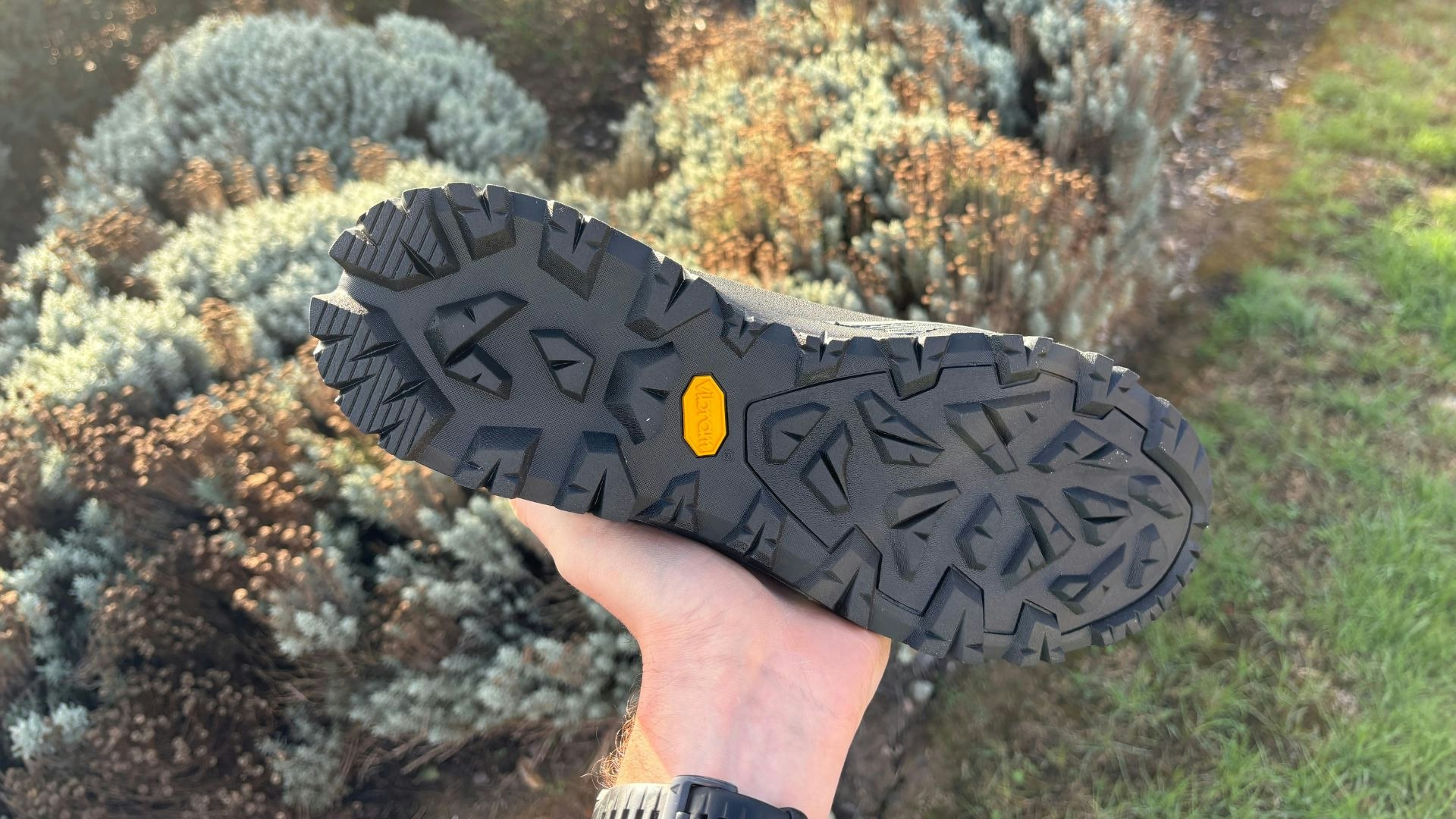 The Vibram outsole on the Regatta Blake walking boots
