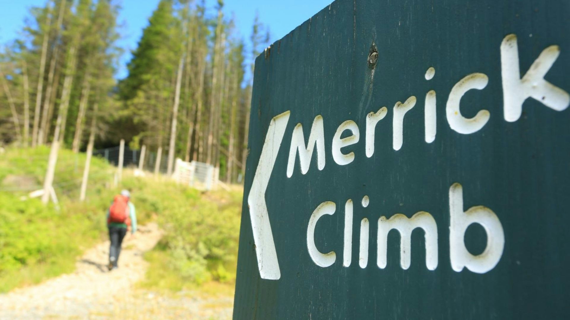 Merrick Trail sign, Galloway, Southern Uplands