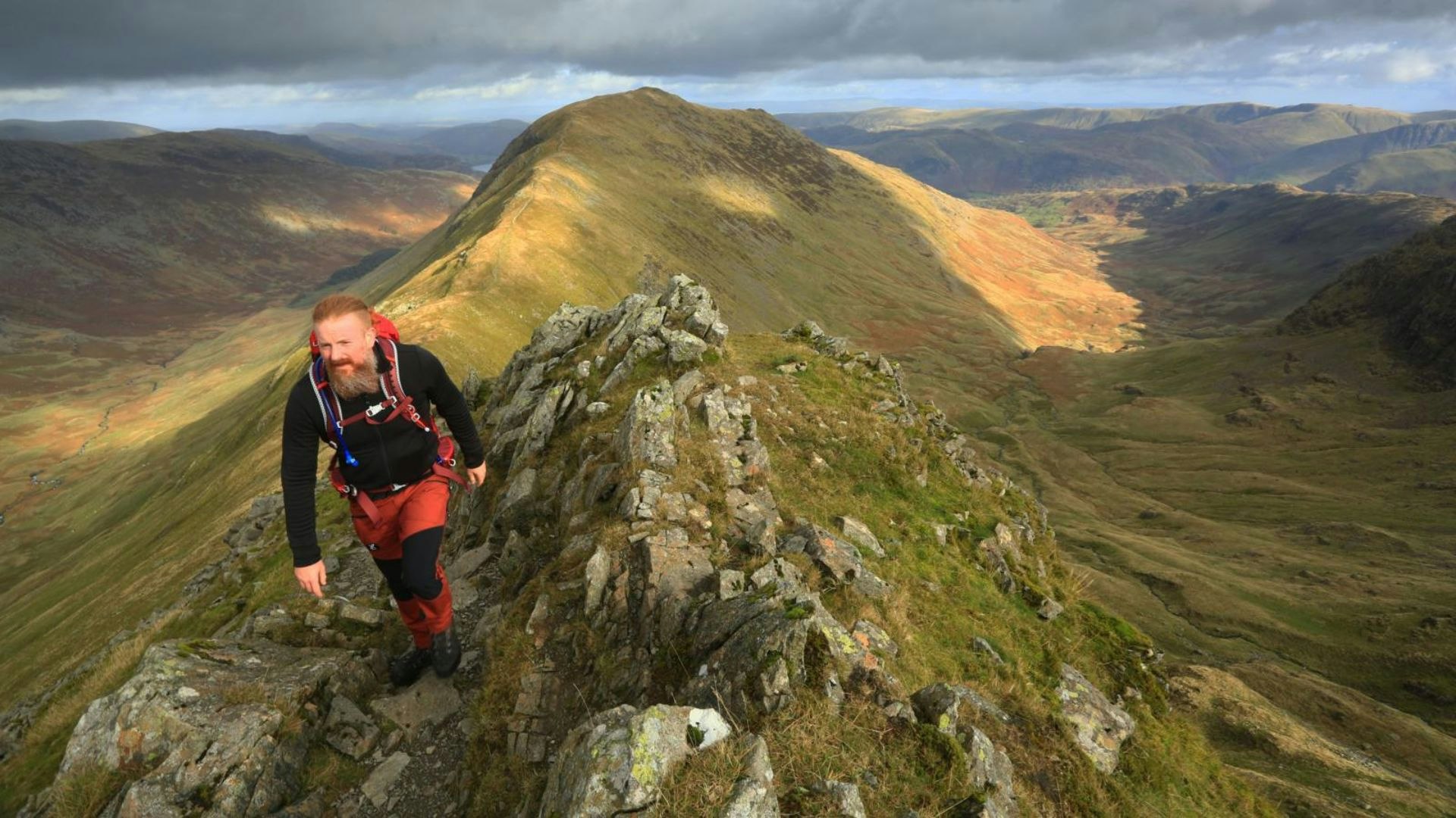 Cofa Pike with St Sunday Crag behind, Lake District