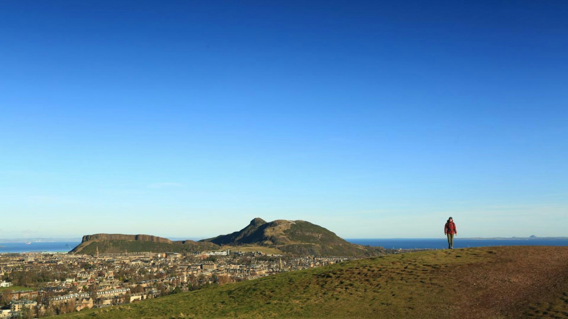 Arthurs Seat Edinburgh from Blackford Hill