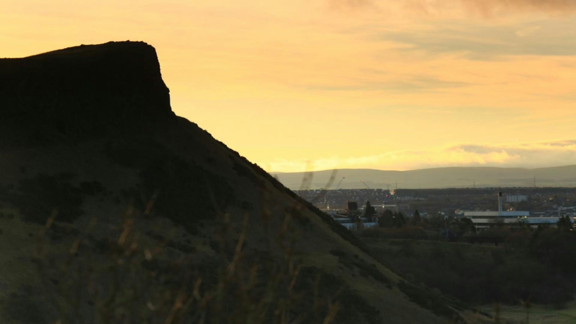 Arthurs Seat view from Calton Hill Edinburgh