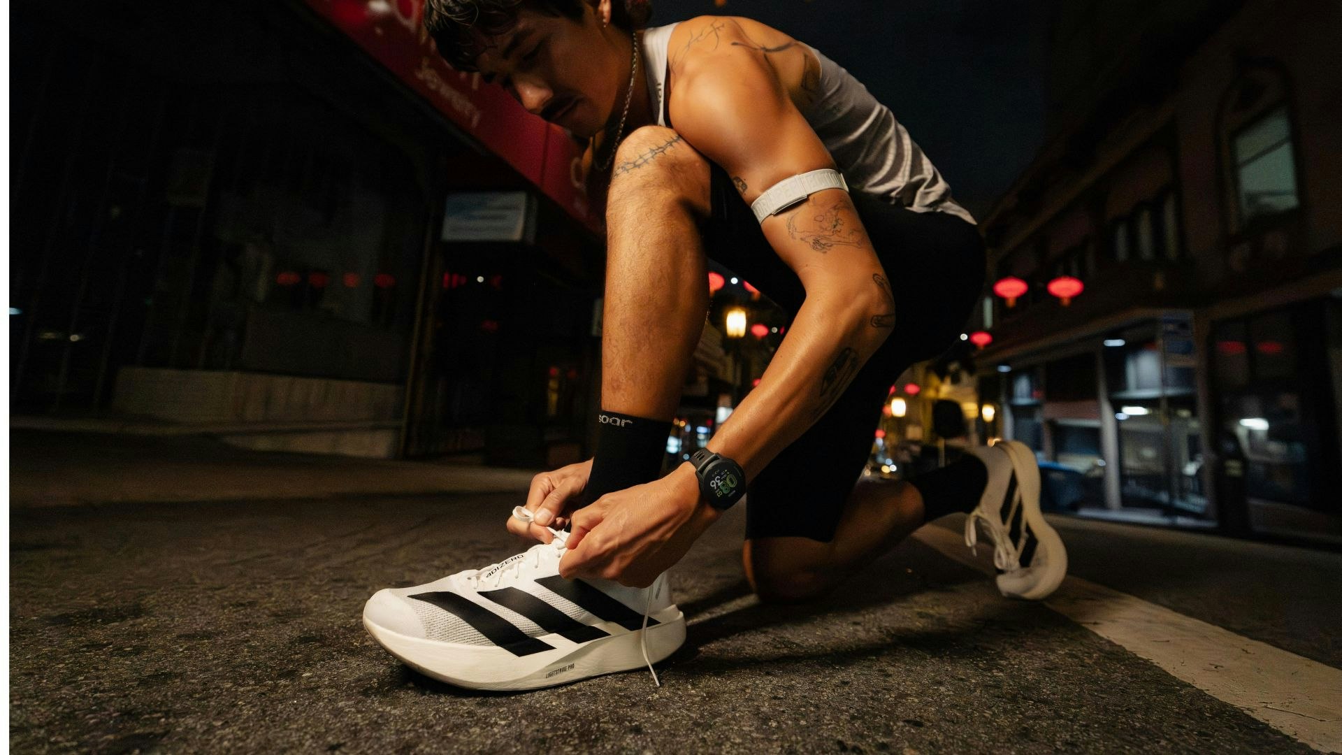 Coros Pace 4 worn by a runner