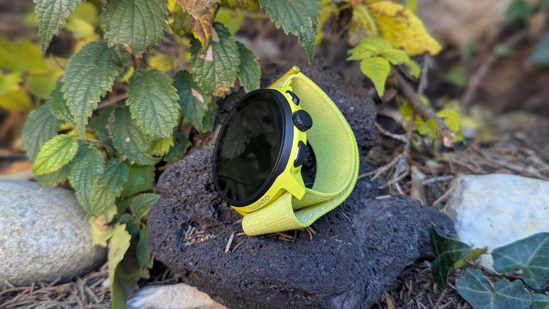 The Suunto Run watch shown on an angle