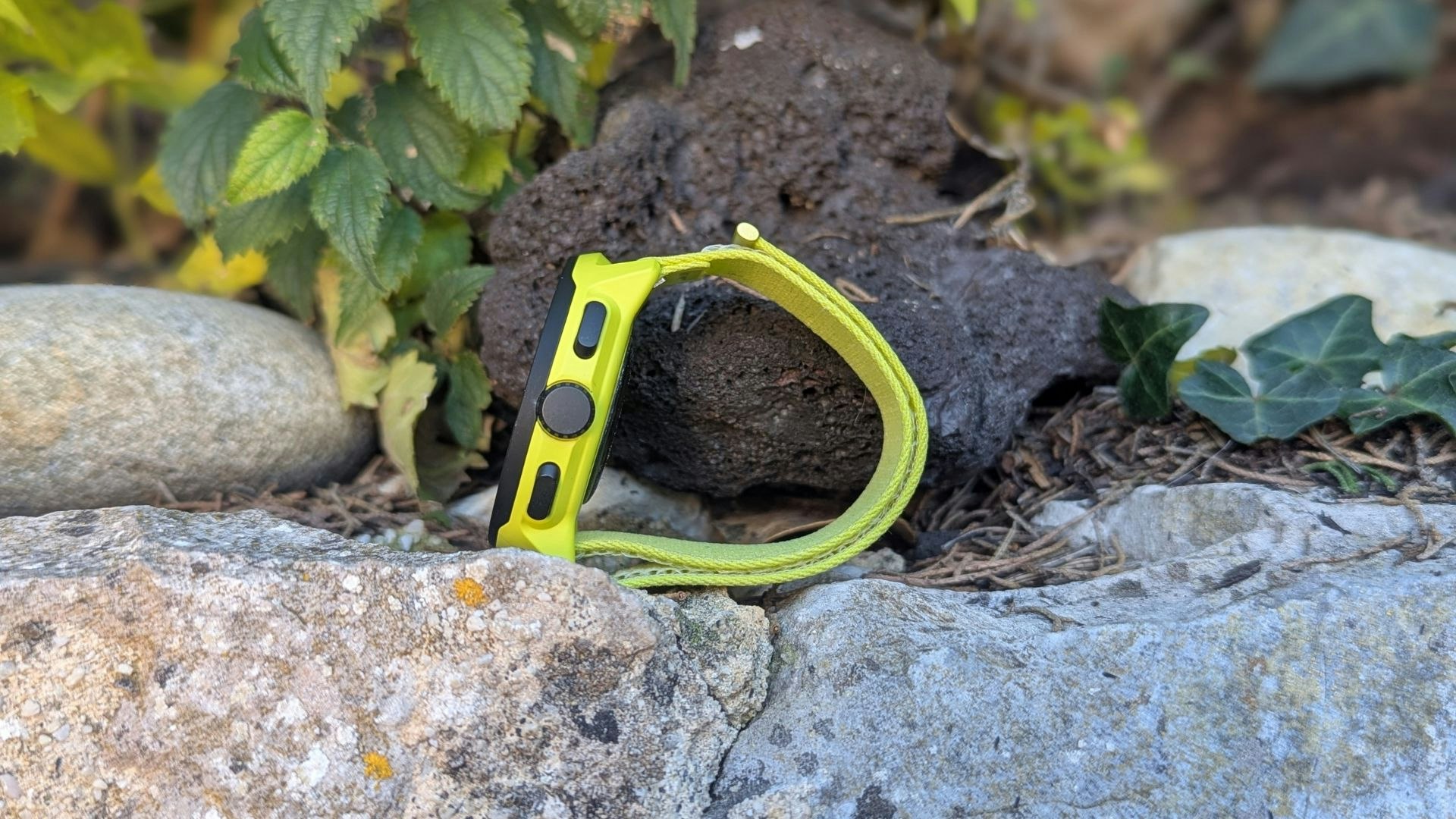 The Suunto Run watch shown on the side