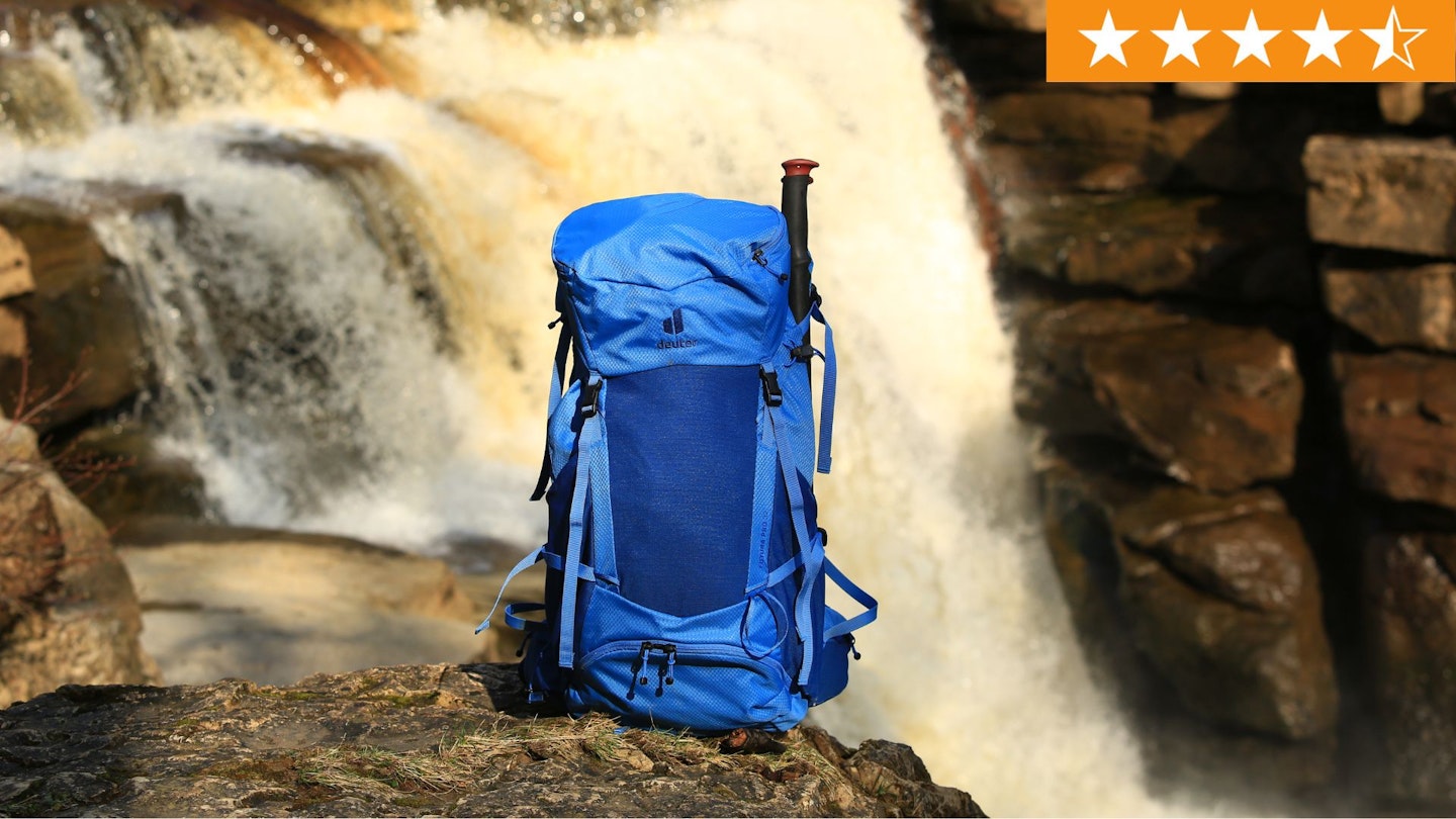 deuter 32 backpack Mountaineering GUIDE 32+6 SL part of the innovative Futura series Deuter Guide 32+ SL Backpack