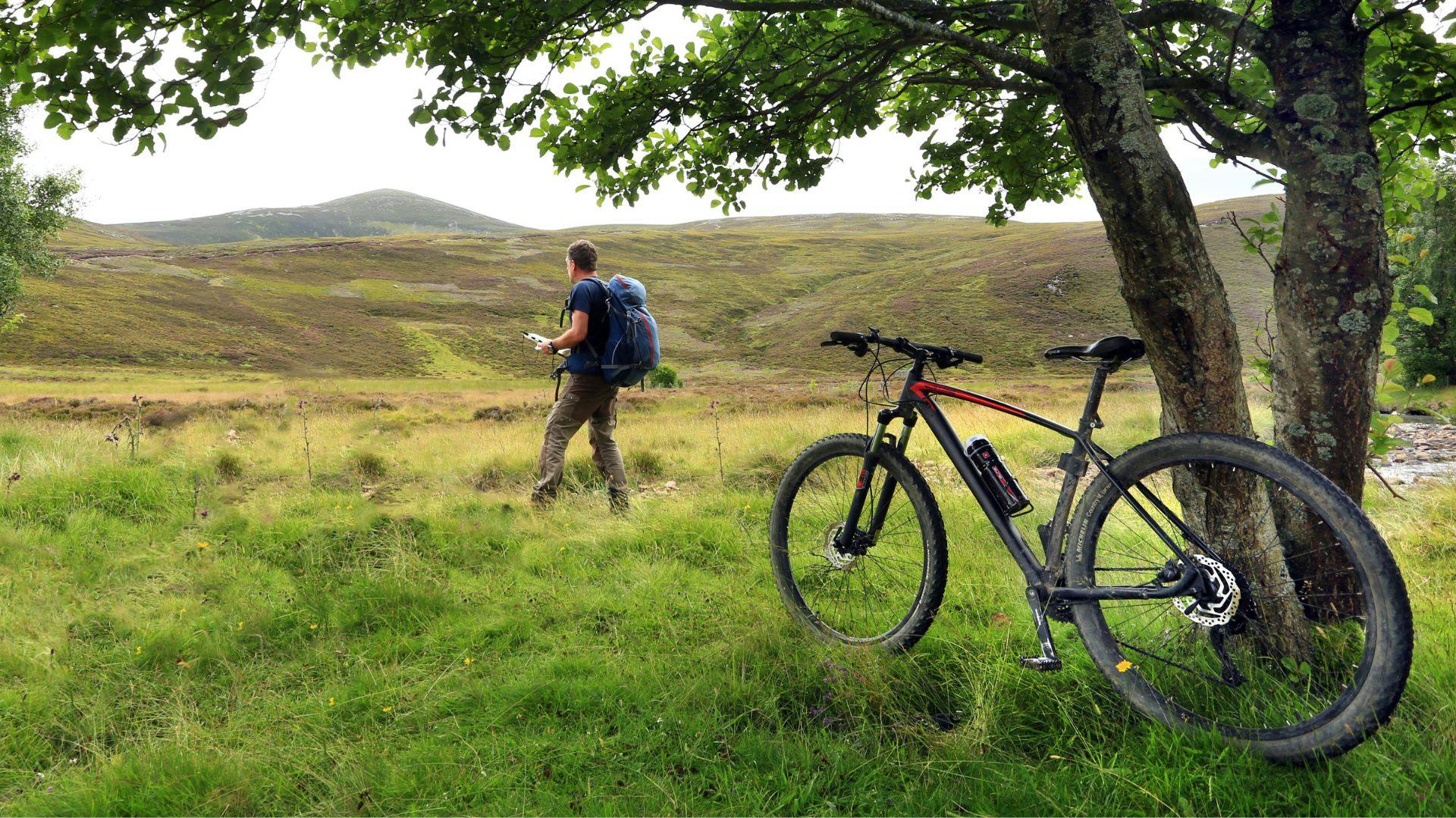 Scotland's easternmost Munro is a nightmare to reach on foot – unless you take a mountain bike